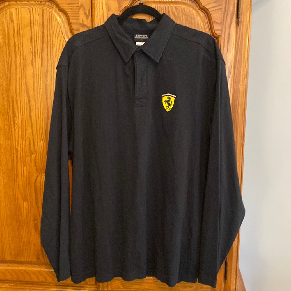 EUC Long Sleeved Ferrari polo size XXL